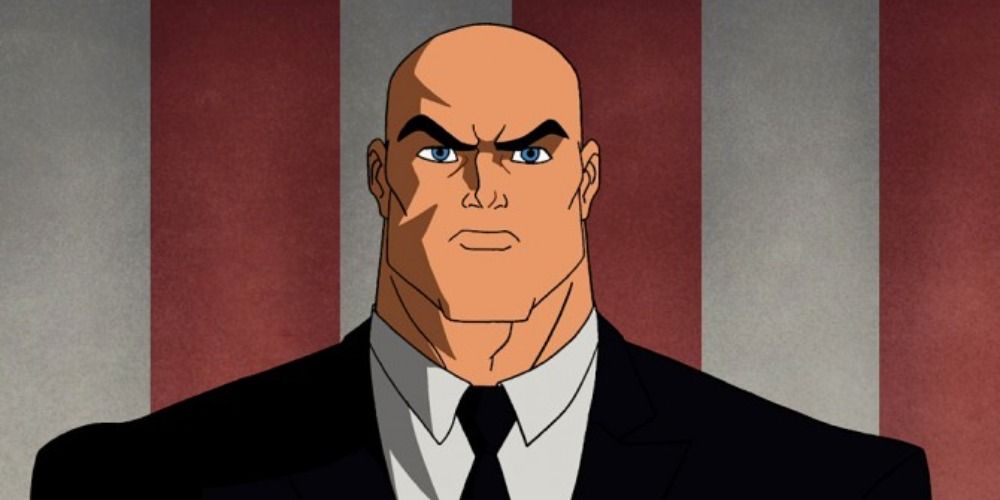Lex Luthor declares his intention to run for President in Justice League Unlimited