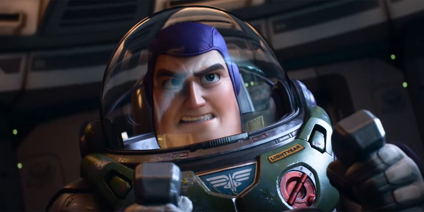 Buzz in space in Lightyear