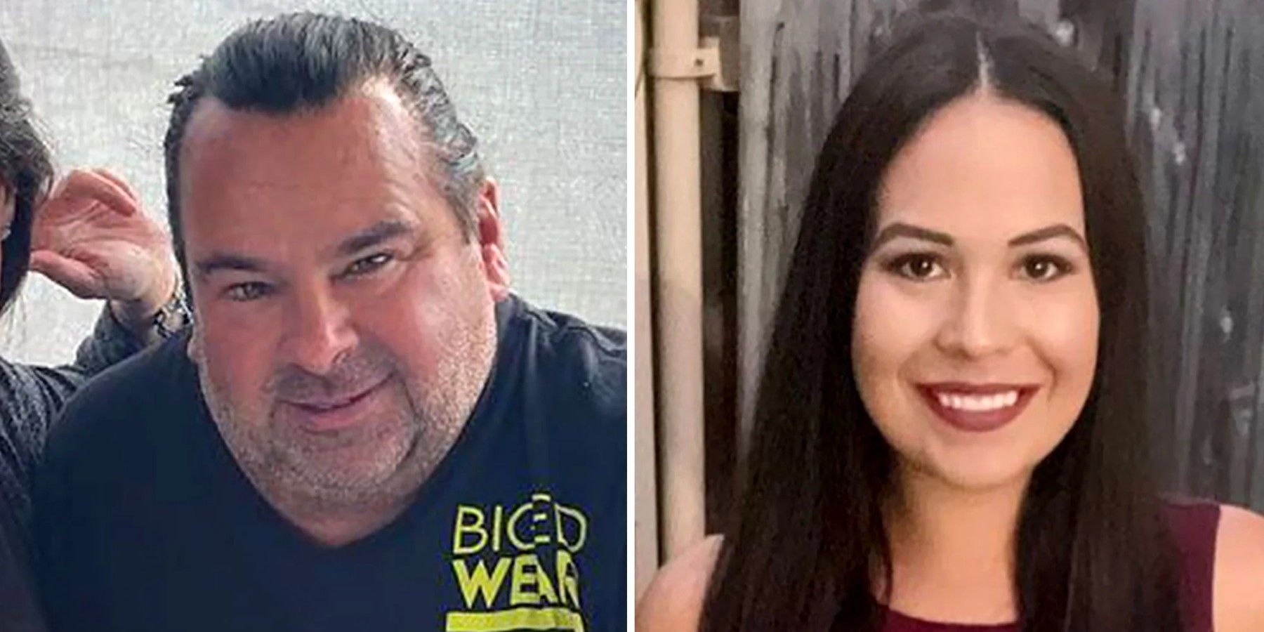 90 Day Fiancé: The Single Life: Liz Woods and Big Ed Brown side by side image