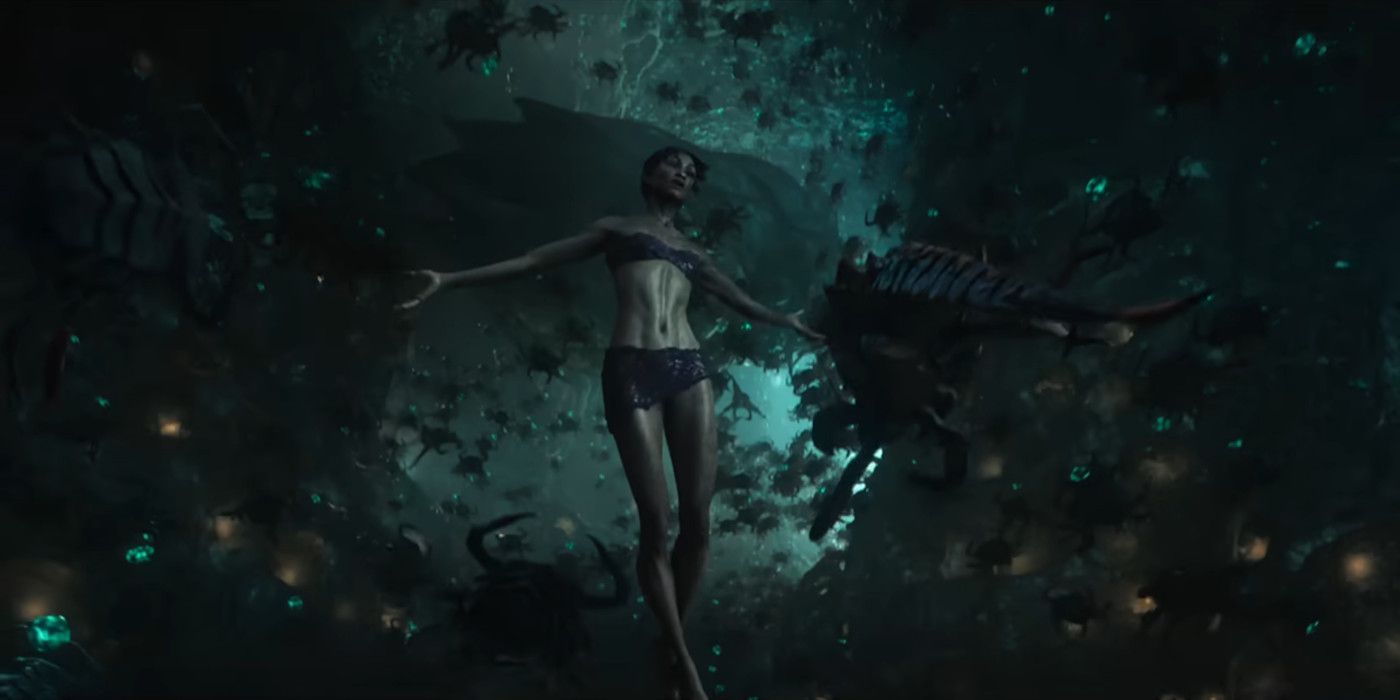 Galina in the middle of the Swarm in Love, Death & Robots.