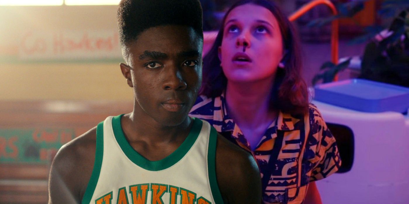 Lucas in Stranger Things Season 4 and Eleven in Stranger Things season 3