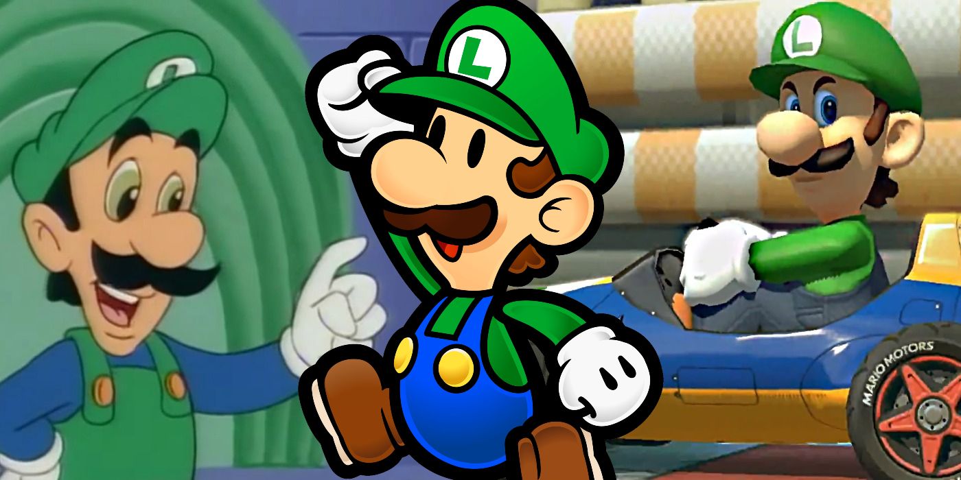 Luigi from various Mario Bros. cartoons and games.