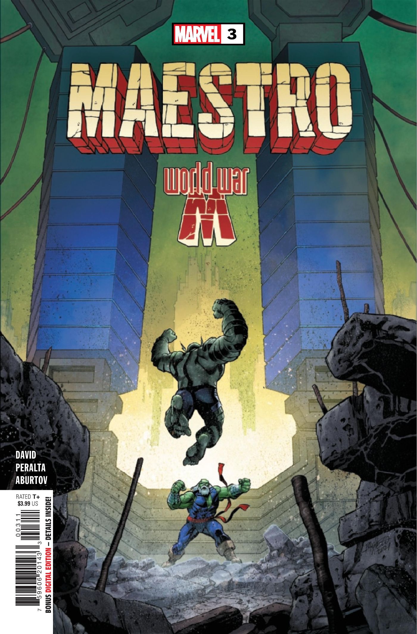 Hulk maestro world war m 3 cover