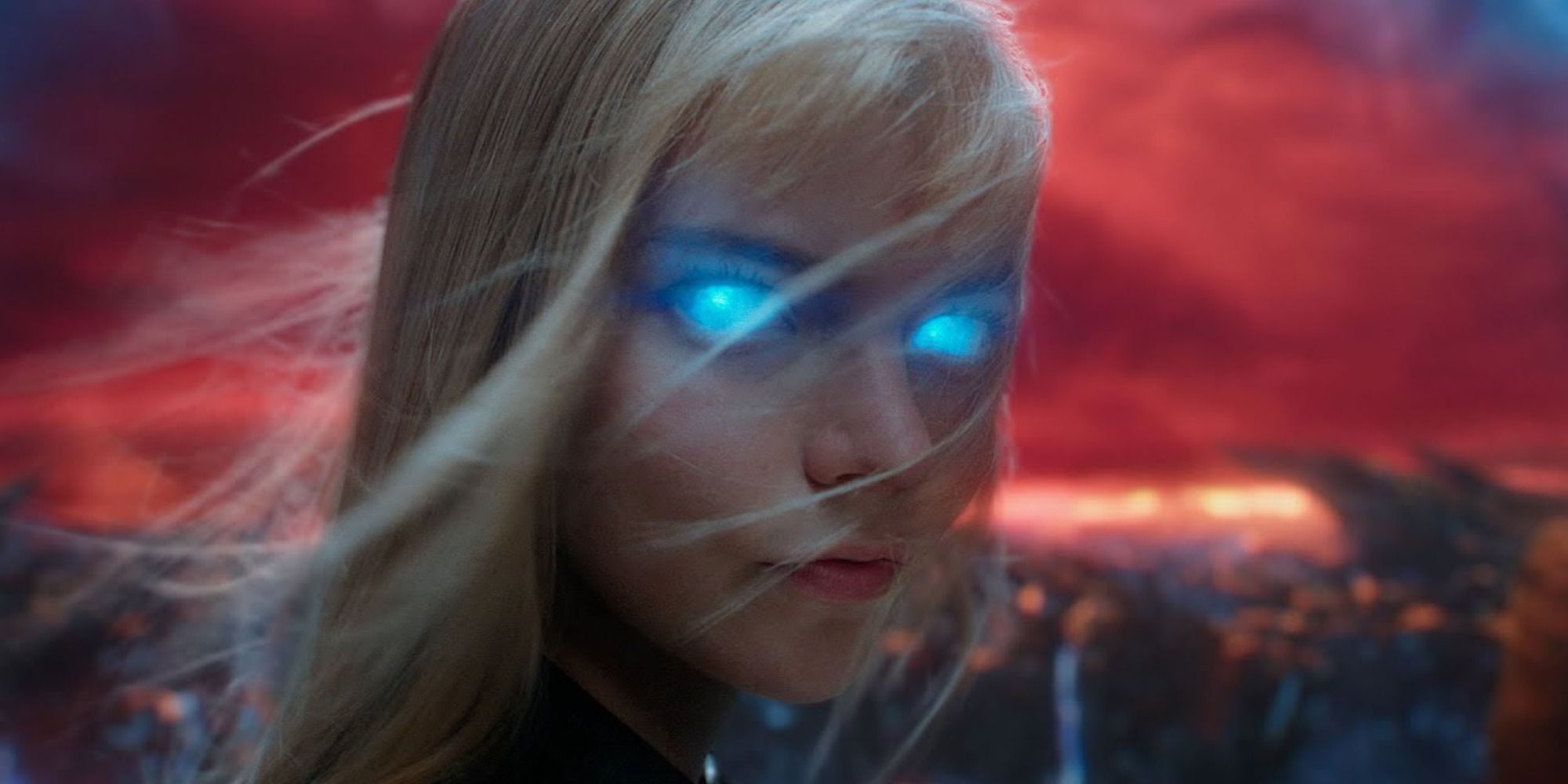 Magik uses her powers in The New Mutants movie.