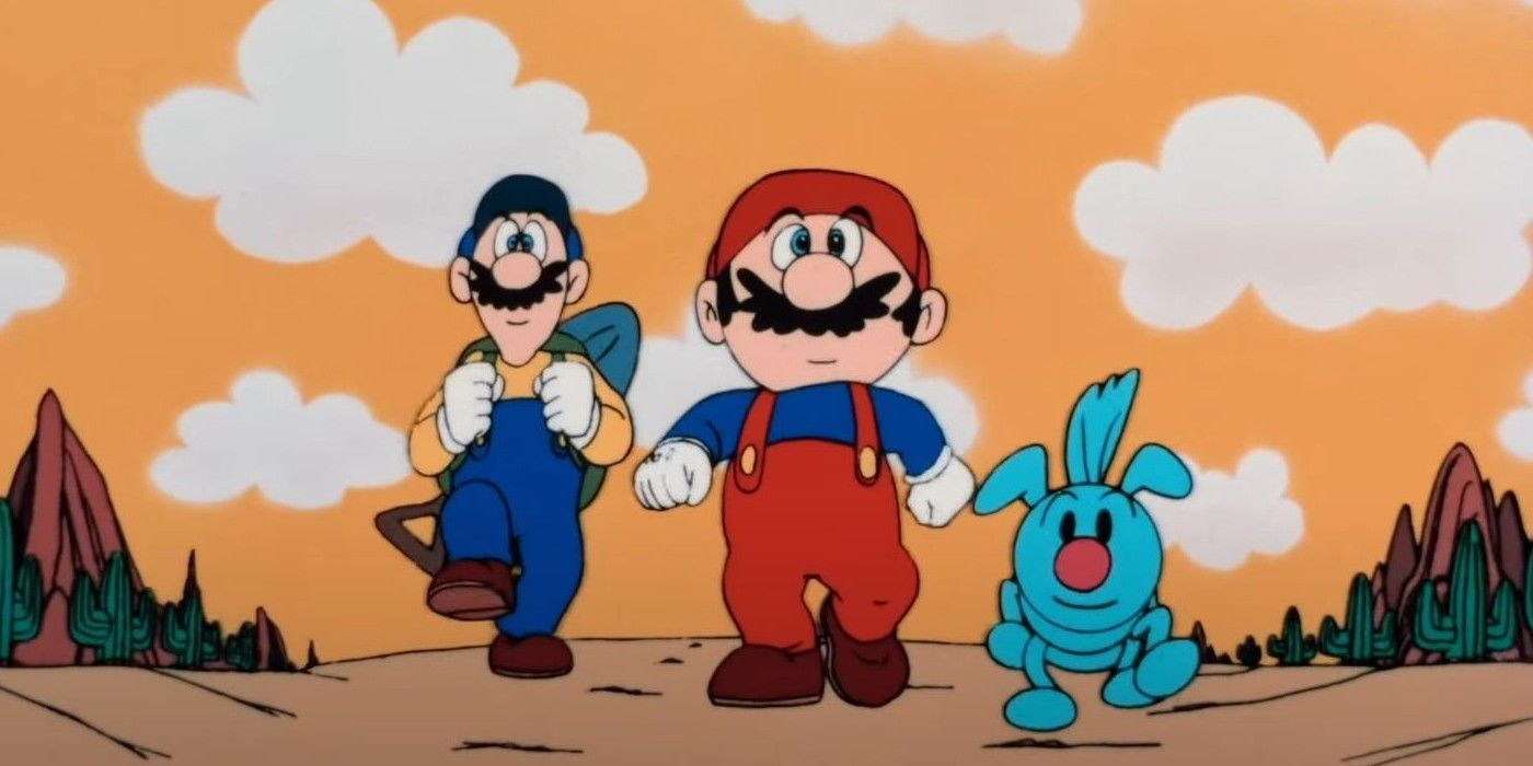 The amazing walking montage from the 1986 anime film, Super Mario Bros... |  TikTok