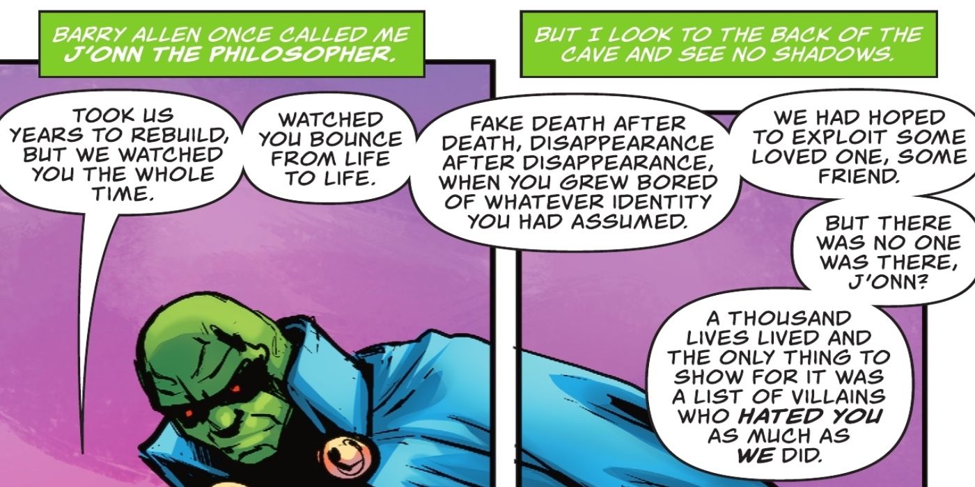 The Martian Manhunter has no one