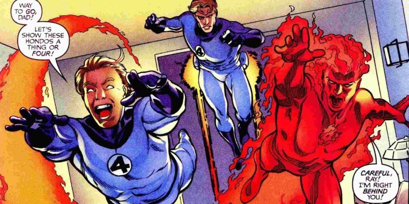 The Fantastic 4 in Marvel's Earth 98