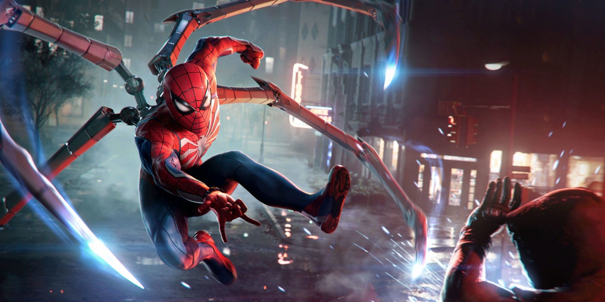 Spider-Man in action in a game