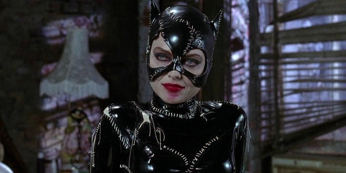 Catwoman smiling confidently in Batman Returns