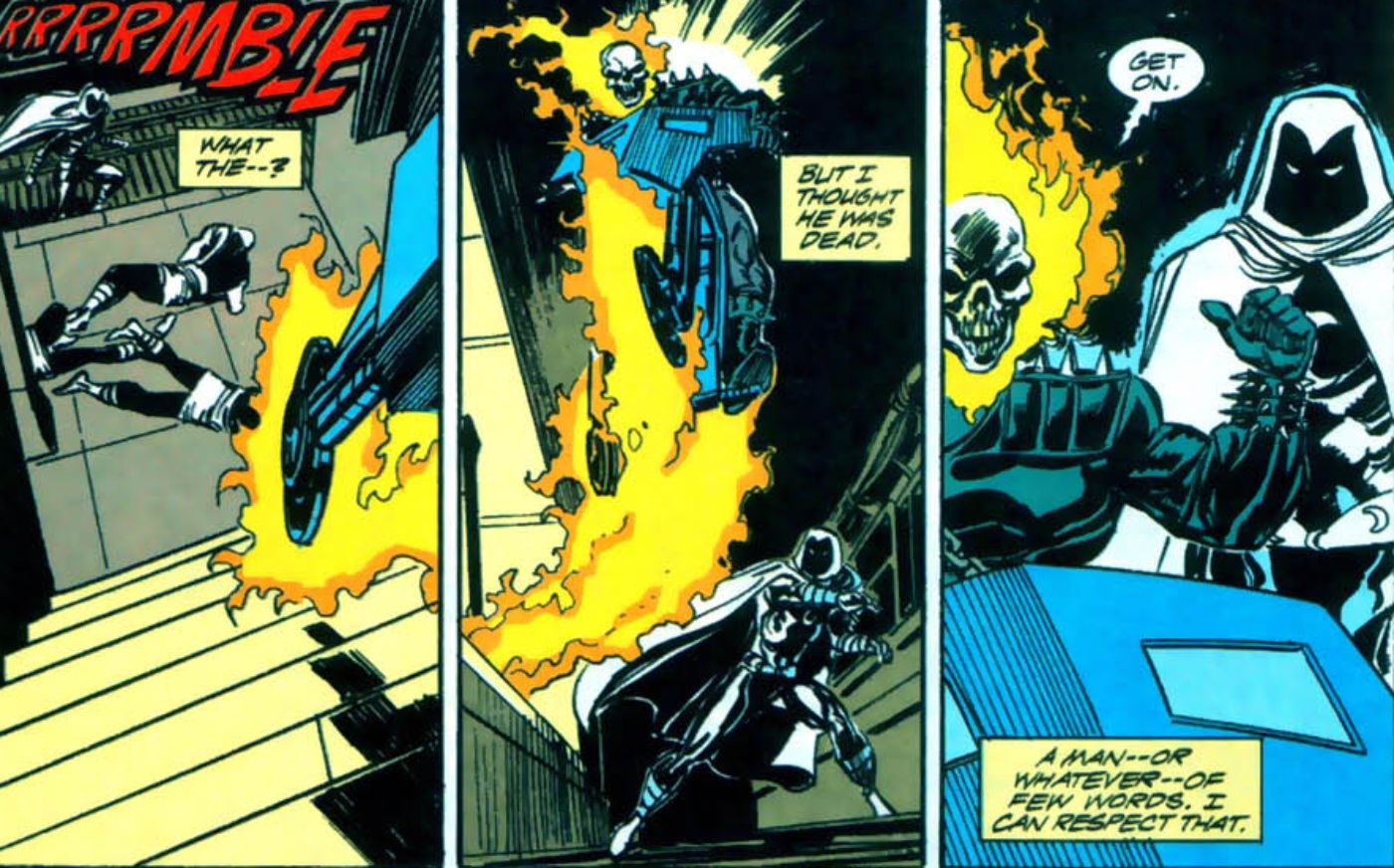 Moon Knight reveals the one hero he respects.
