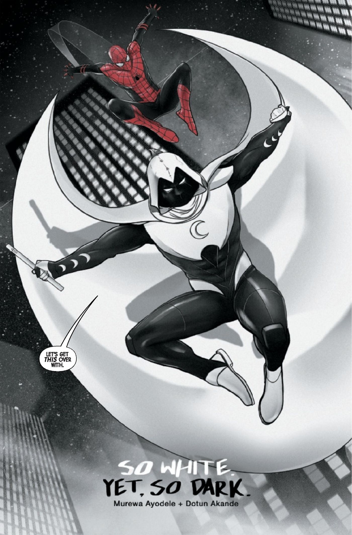 Moon knight black white and blood red anthology page 3