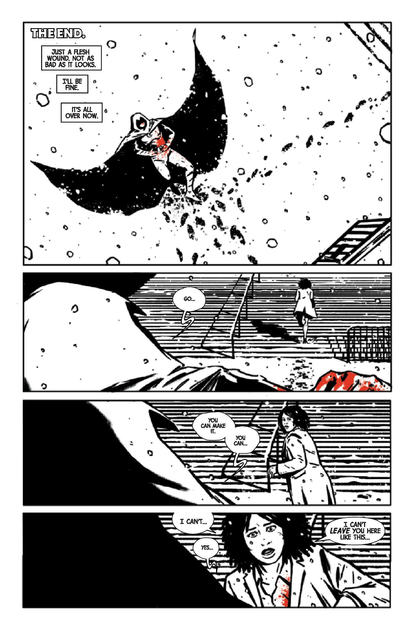 Moon knight black white and blood red anthology page 4