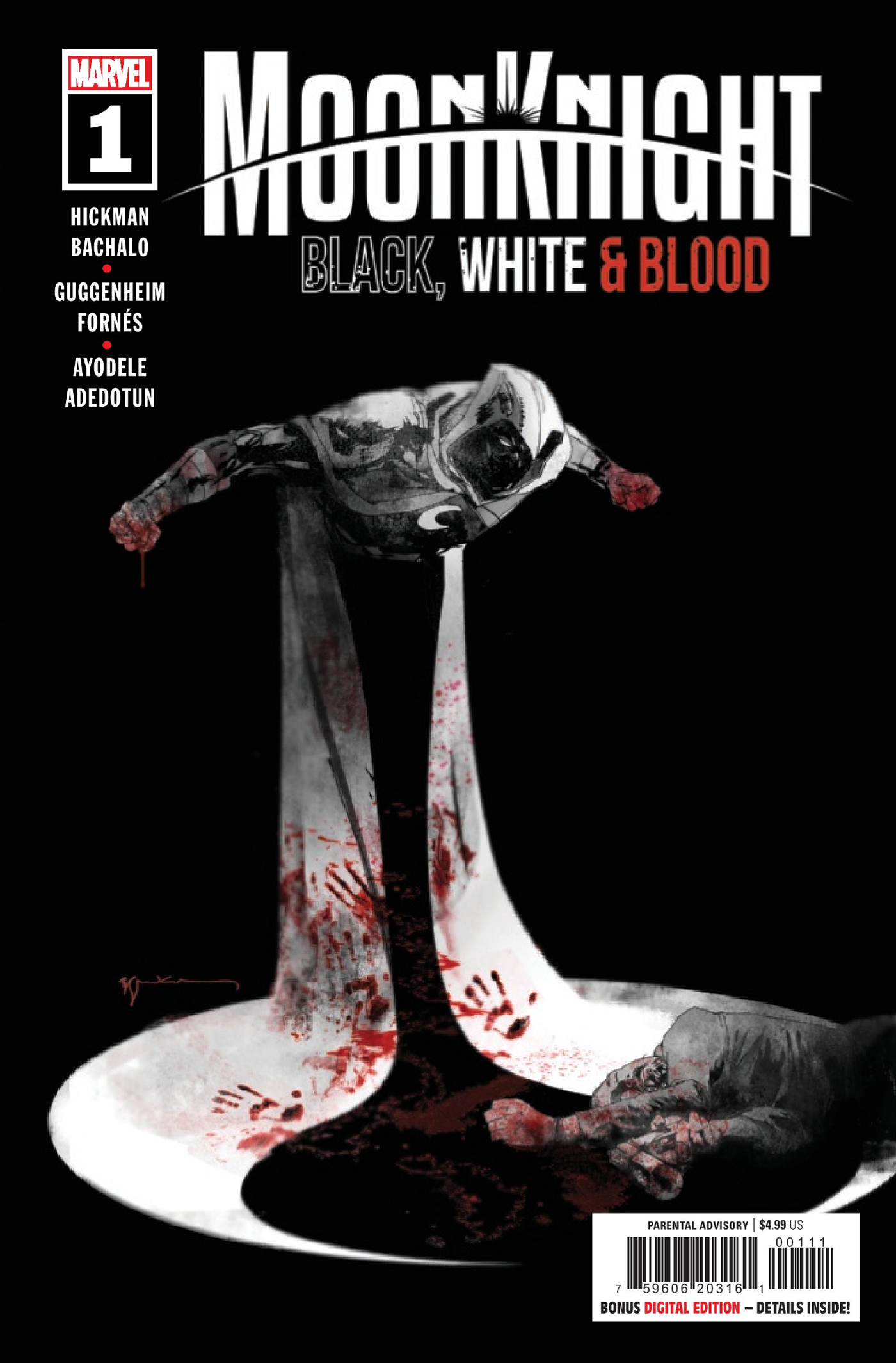 Moon knight black white and blood red anthology