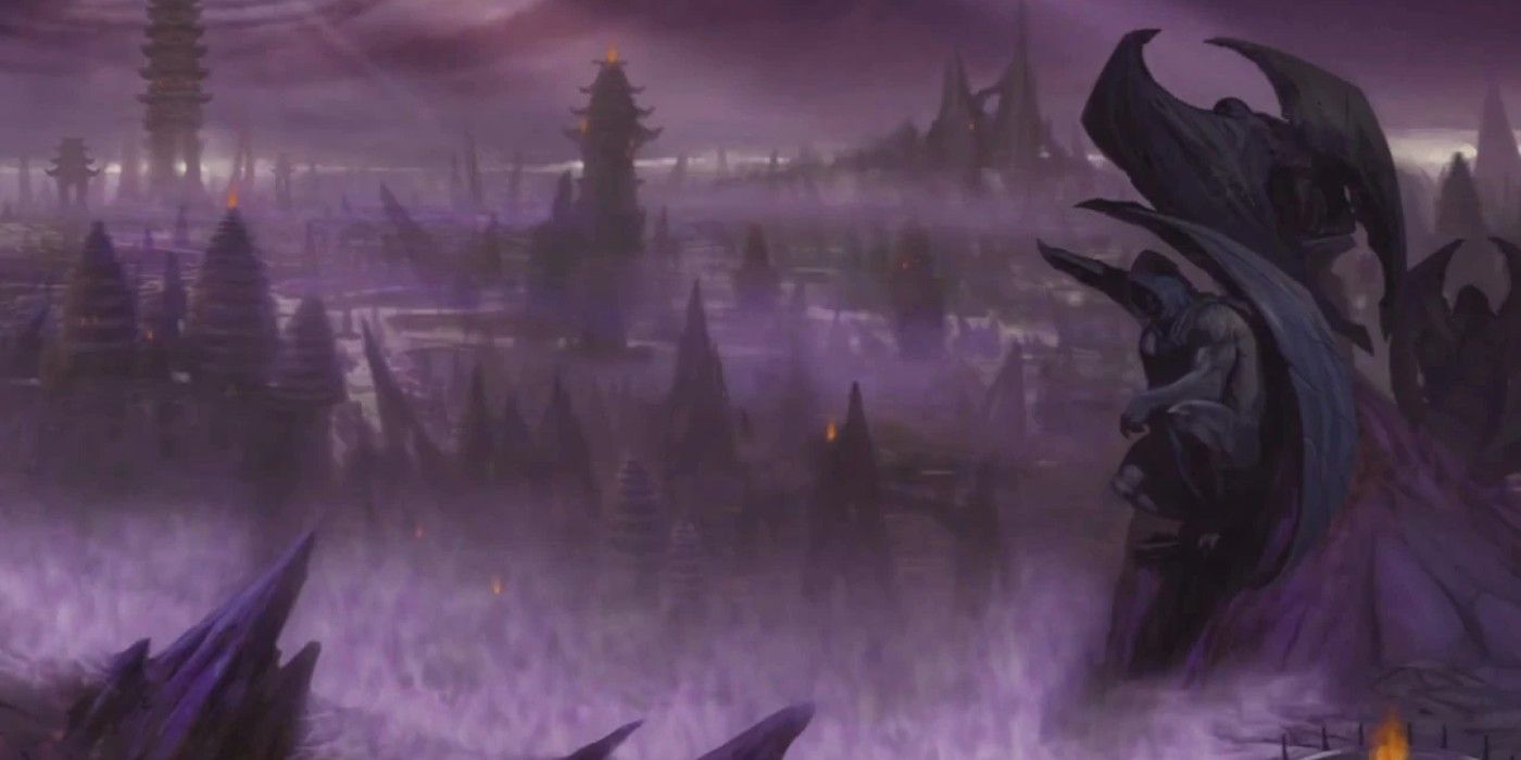 Mortal Kombat 2 Outworld Setting Art
