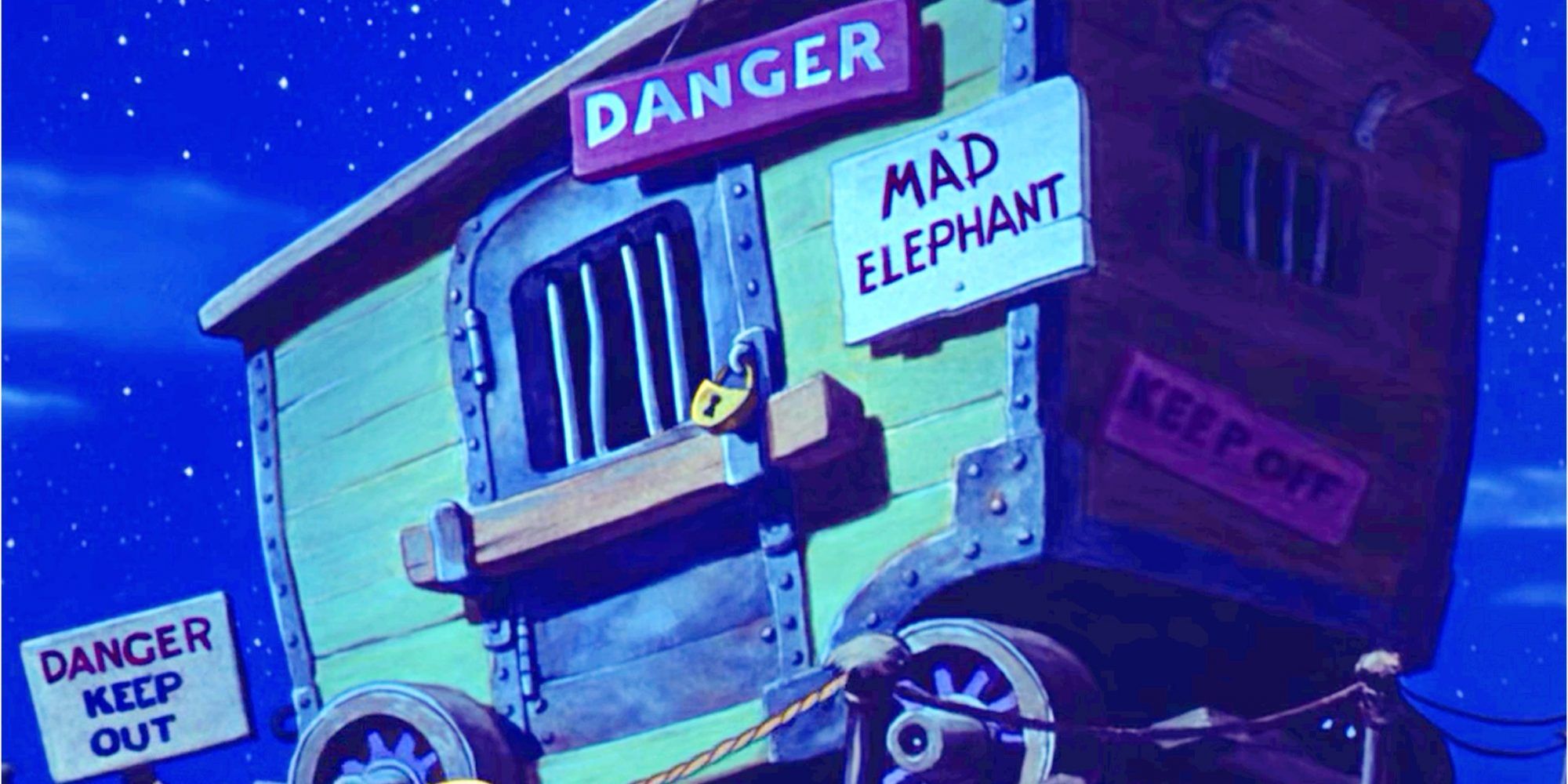 Mrs Jumbo Dumbo Cage Mad Elephant
