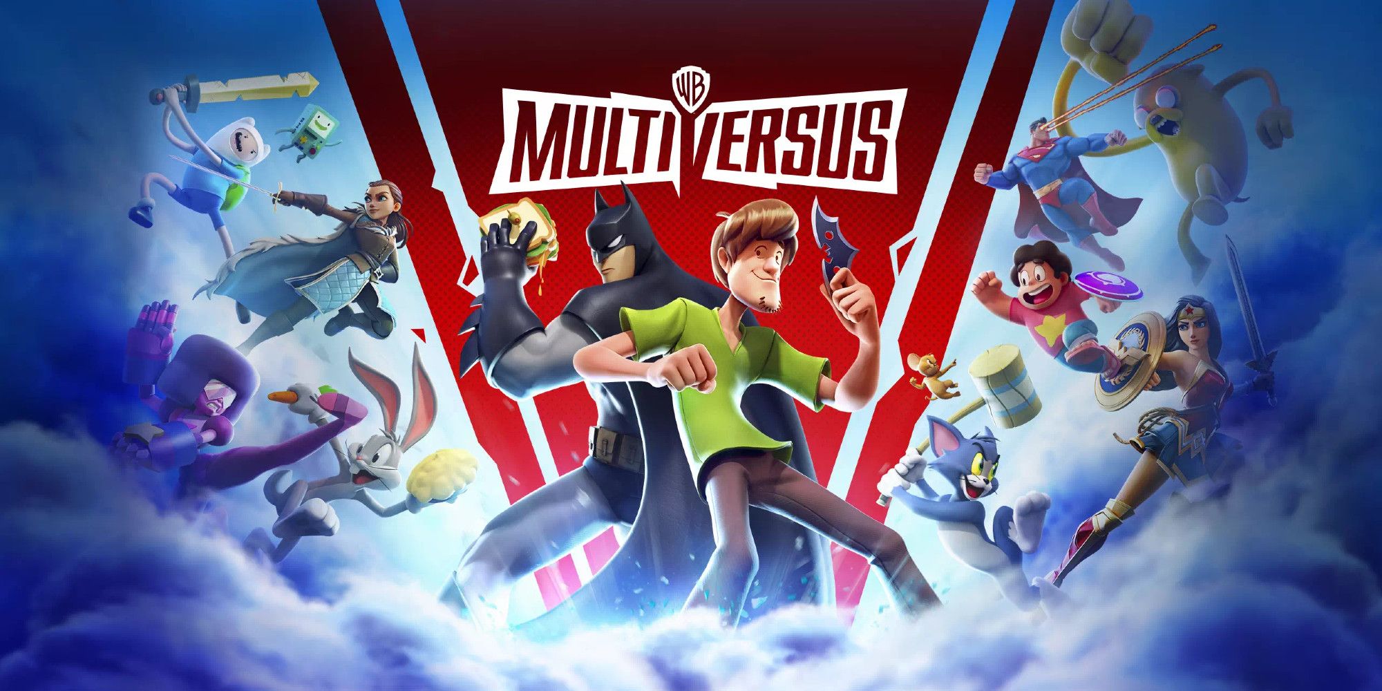 Characters from MultiVersus appear in promotional art 