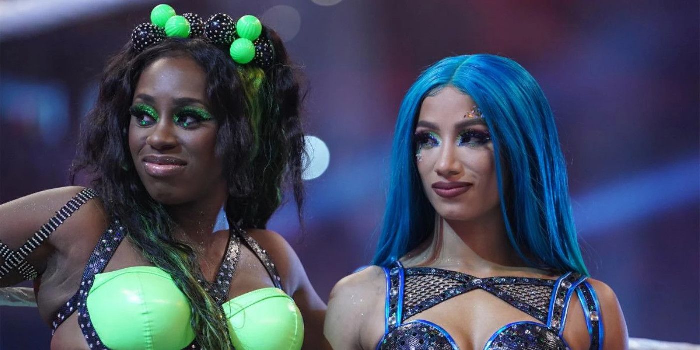 Naomi and Sasha Banks in WWE
