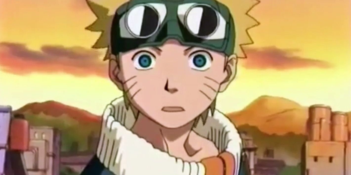Naruto in the first episode of Naruto