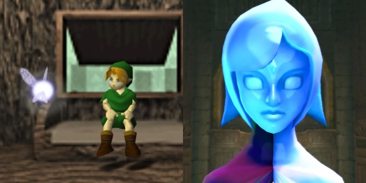 Navi from Ocarina of Time and Fi from Skyward Sword.