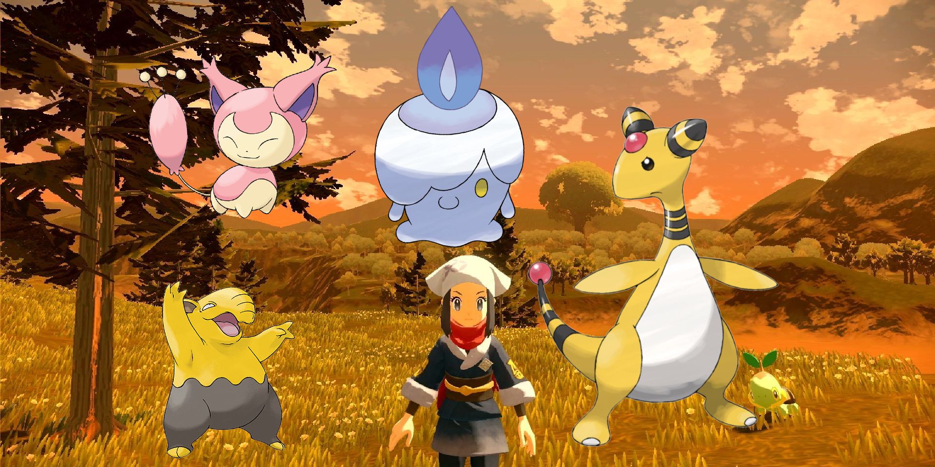 New Hisuian Forms In Pokemon Legends Arceus DLC We Want To See Drowzee Skitty Litwick and Ampharos