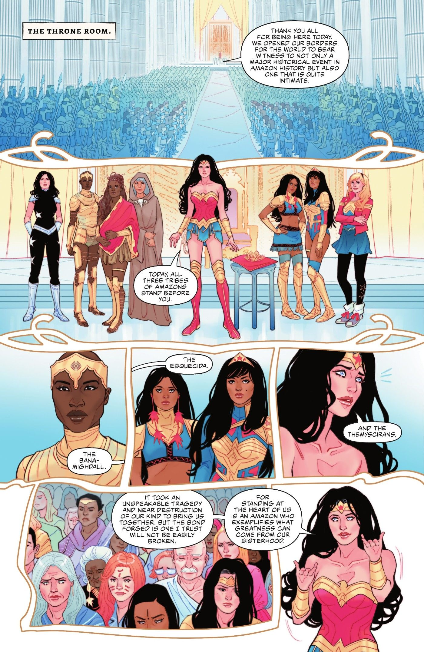 Nubia Coronation Special Themyscira Opening Border Wonder Woman