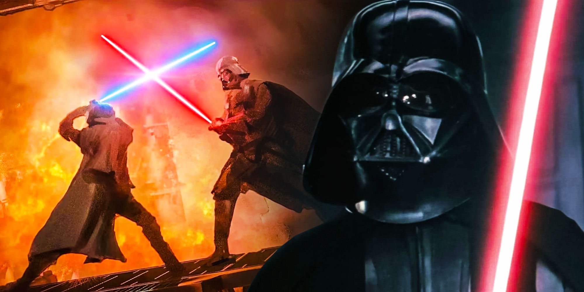 Obi wan and darth vader rematch change a new hope line