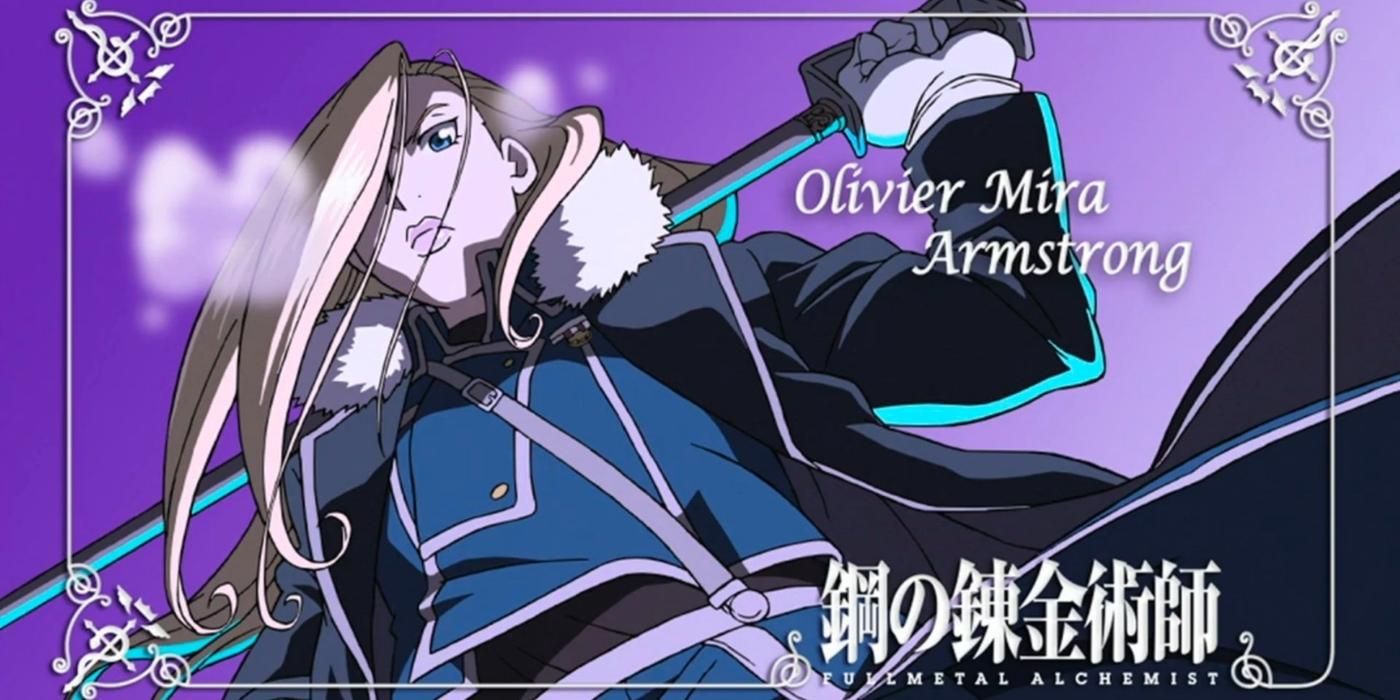 Olivier Armstrong Fullmetal Alchemist Brotherhood Title Card