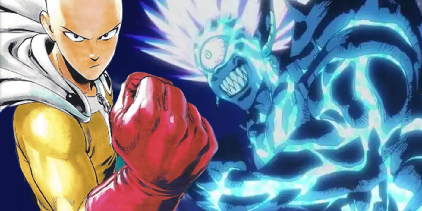 One-Punch Man and the villain Boros.