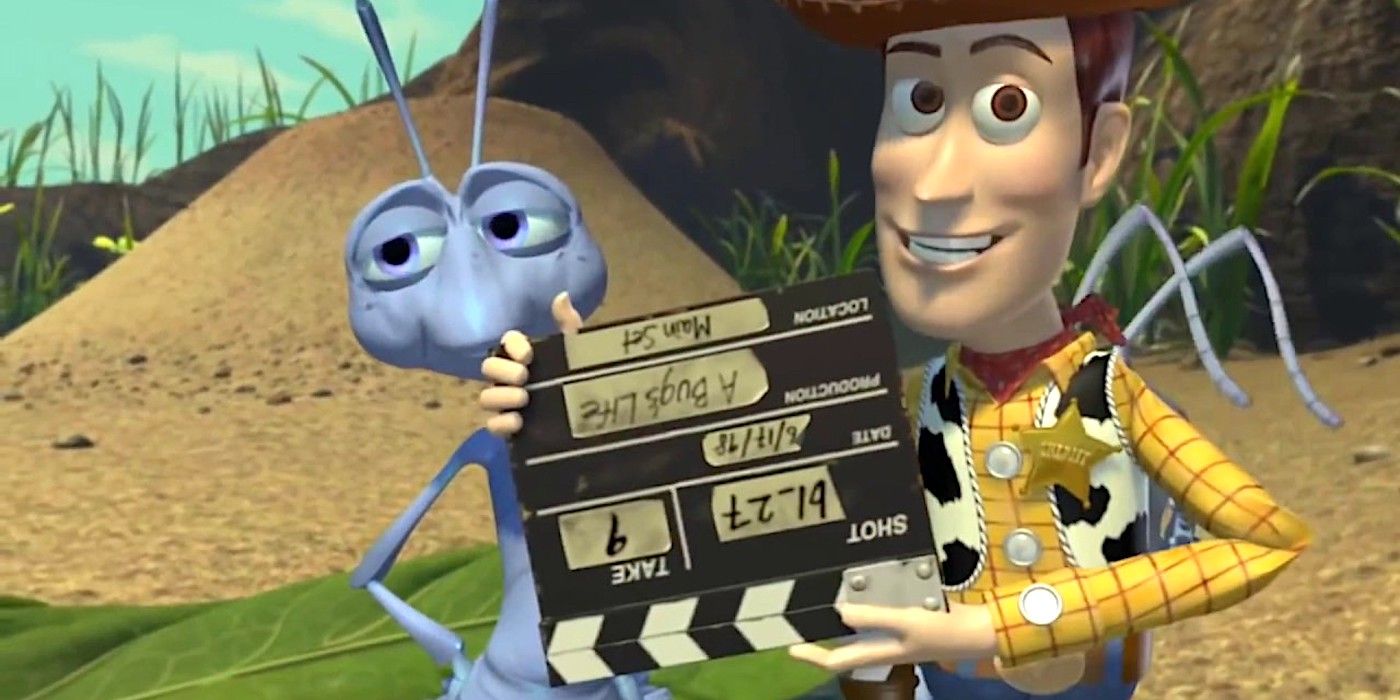 Pixar Bugs Life Bloopers Woody Toy Story Cameo