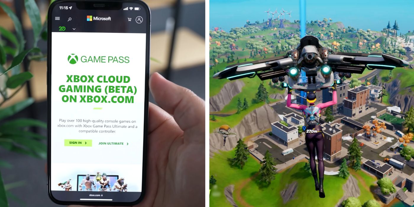 Playing Fortnite Via iPhone Xbox Cloud Gaming