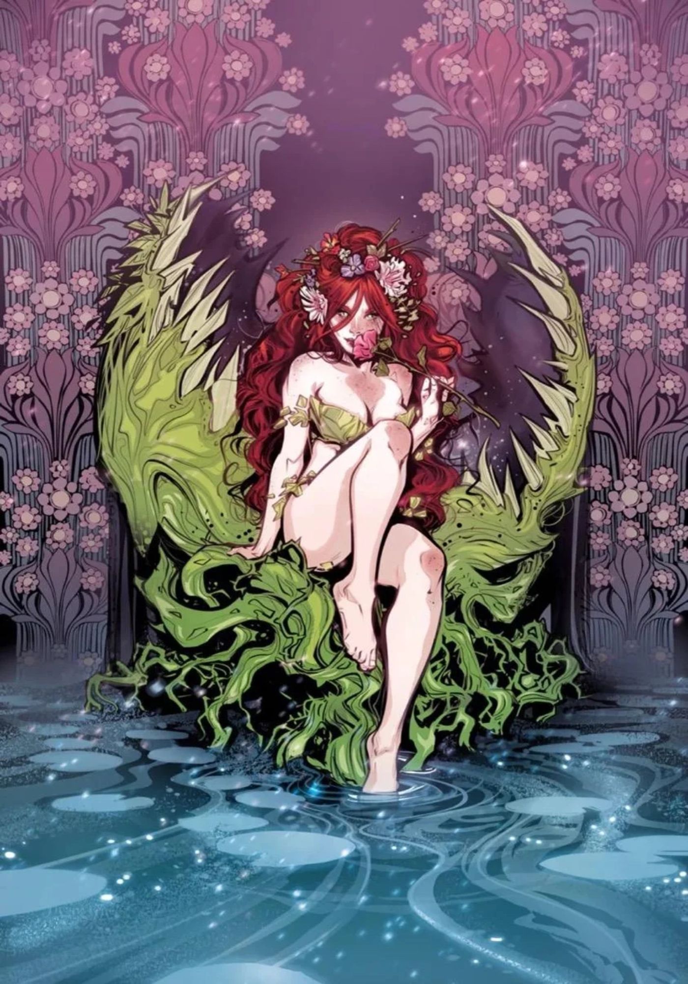 Poison Ivy’s DC Swimsuit Art Spotlights Her Incredible Powers & Beauty