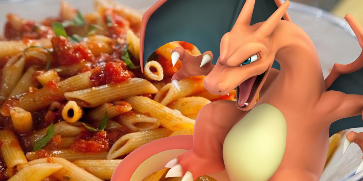 Pokemon Cookbook includes Charizard pasta