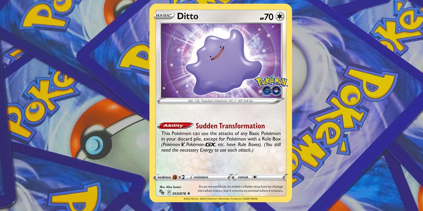 Pokémon GO finally comes to the Pokémon TCG, and we found a DITTO! #po