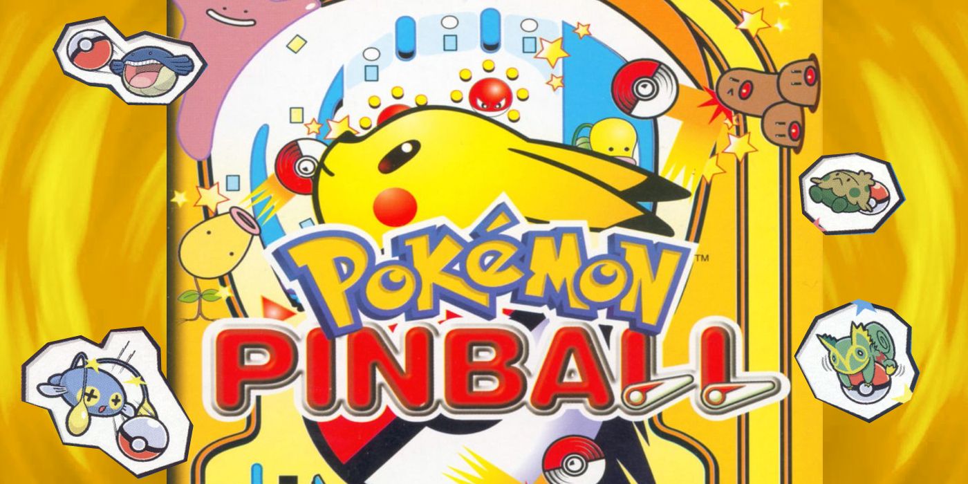 Pokemon Pinball Cover Art With Ruby And Sapphire Pokemon