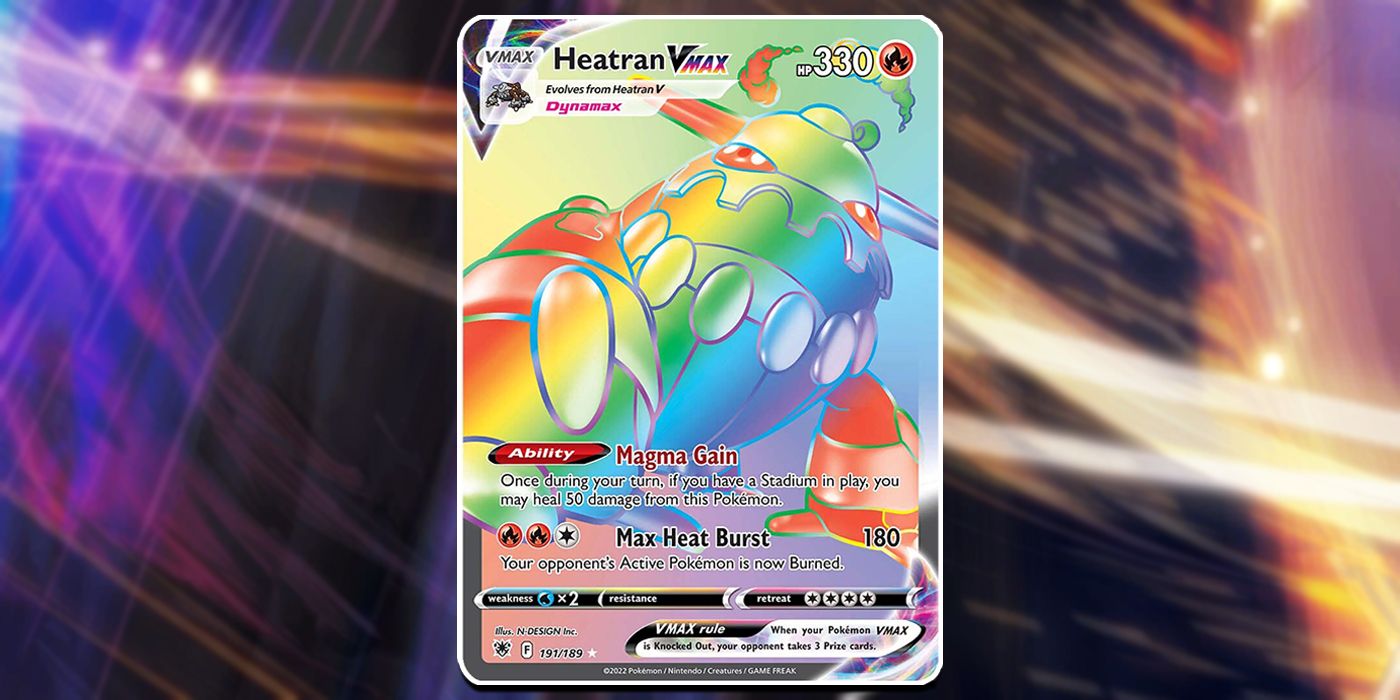 Pokemon TCGs Best Astral Radiance VMAX Cards VMAX Heatran Rainbow