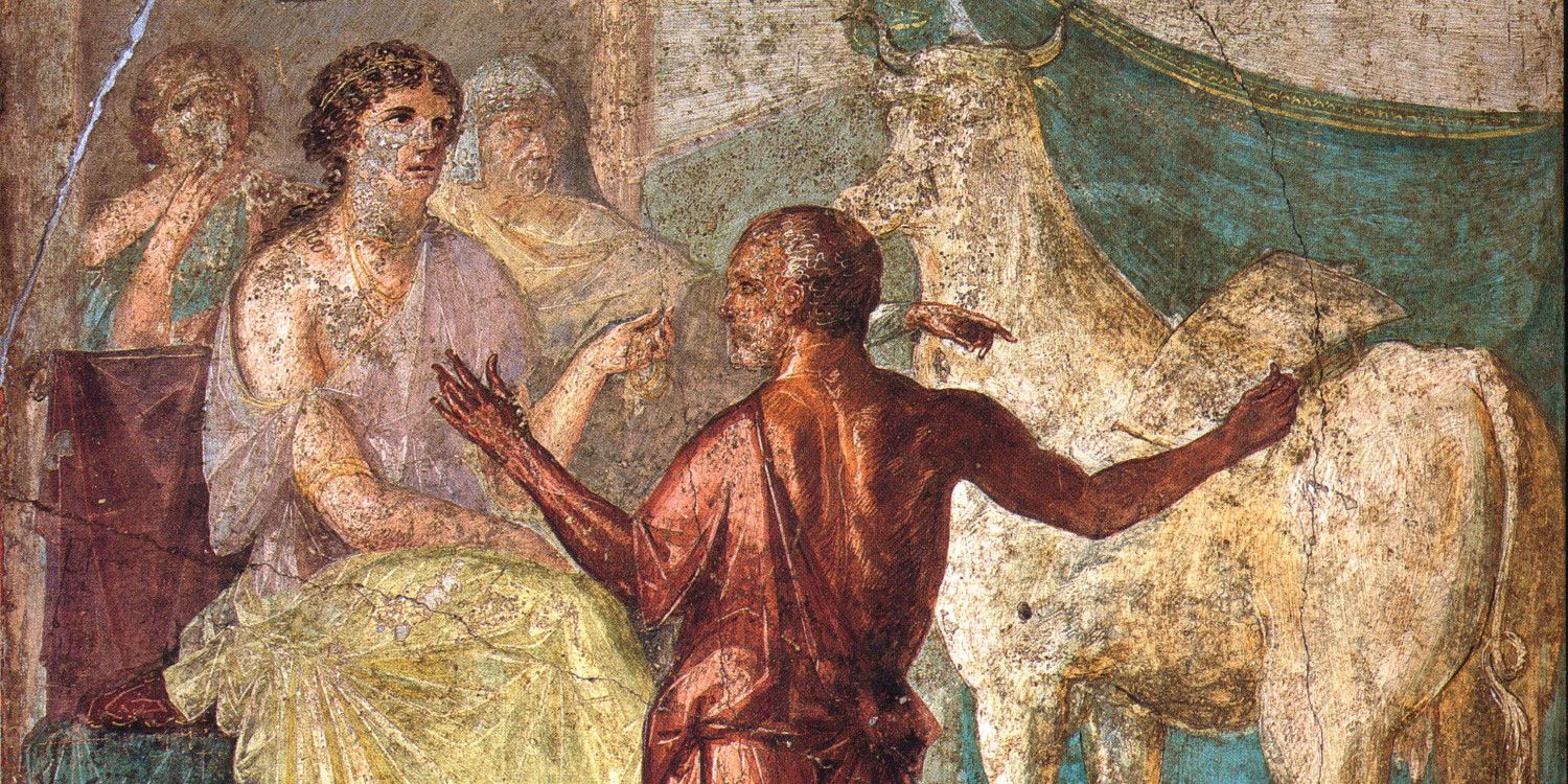 Pompeii - Casa dei Vettii - Pasiphae Fresca Cropped