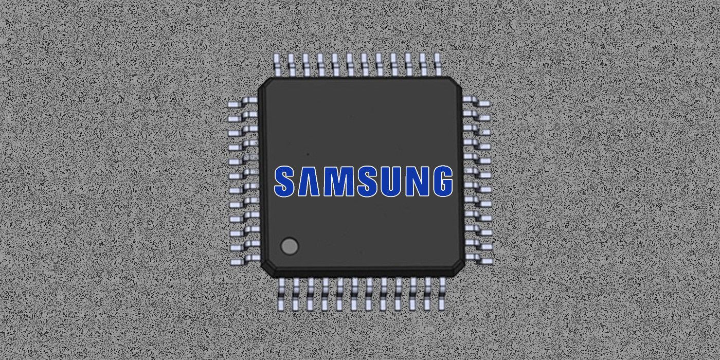 Processor with Samsung logo