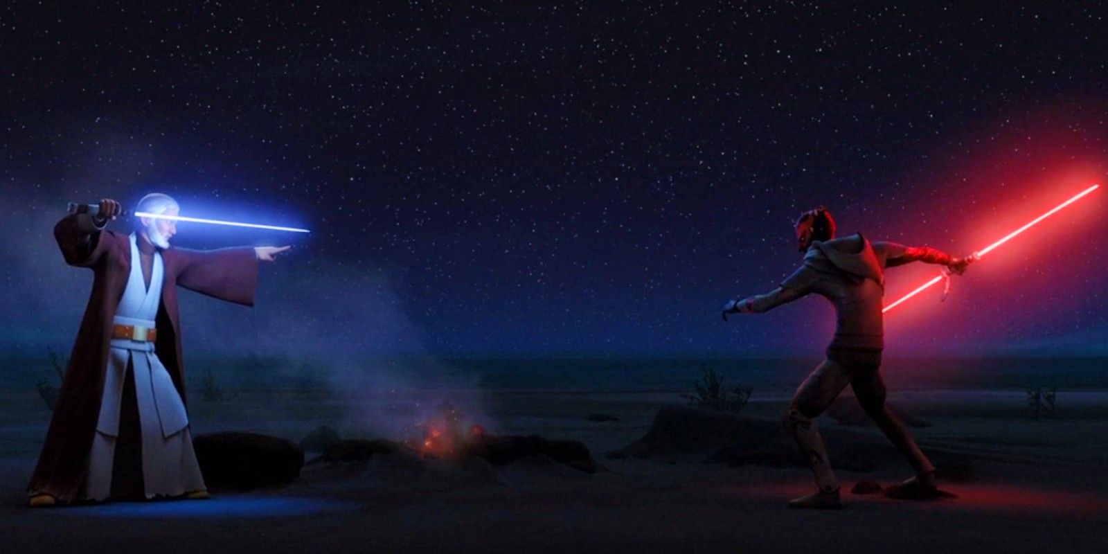Obi-Wan vs. Maul in Rebels