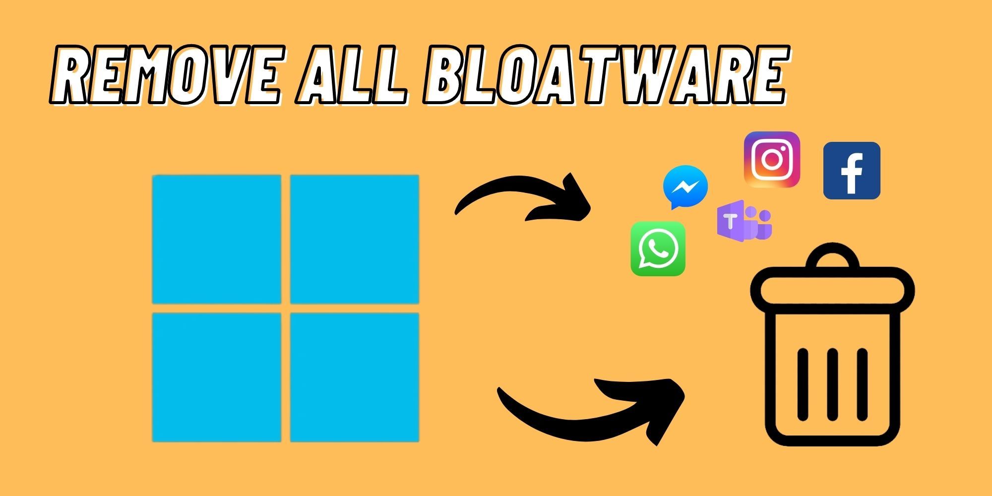 how to get rid of bloatware windows 11 reddit