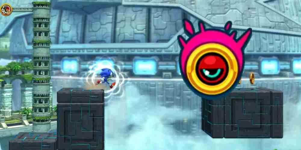 Ring Time activates in Sonic Generations with the Sonic Jump icons.