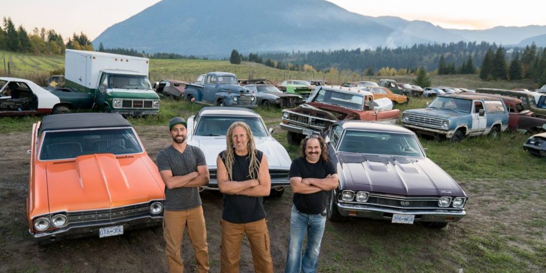 The cast of the automotive restoration series Rust Valley Restorers.