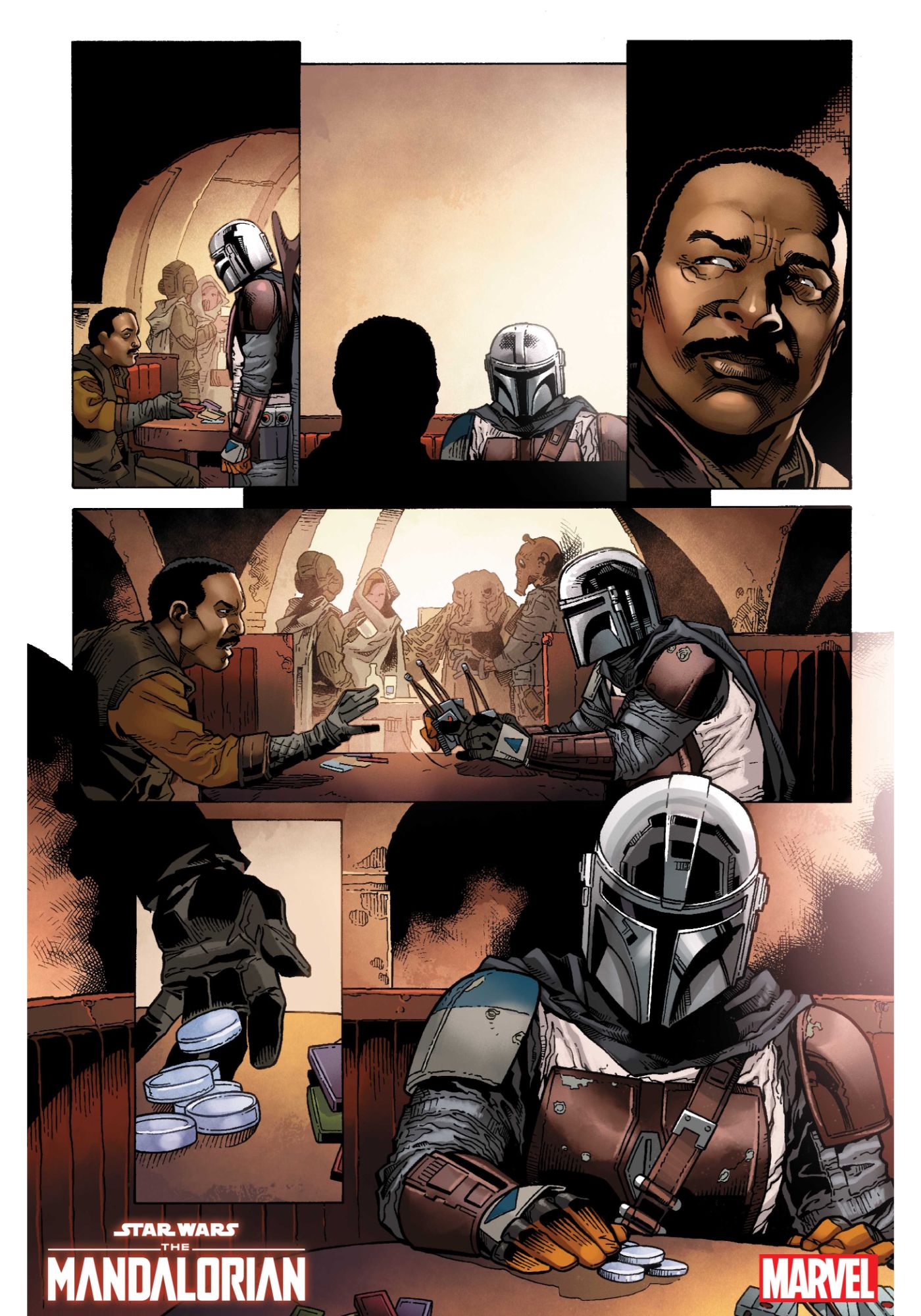 The Mandalorian's Marvel Debut Reveals First Look At New Star Wars Series