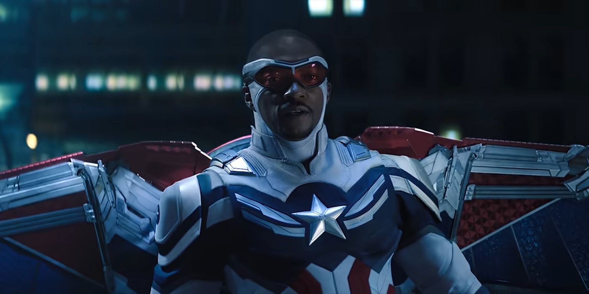 Sam Wilson as the new Captain America in Falcon And The Winter Soldier