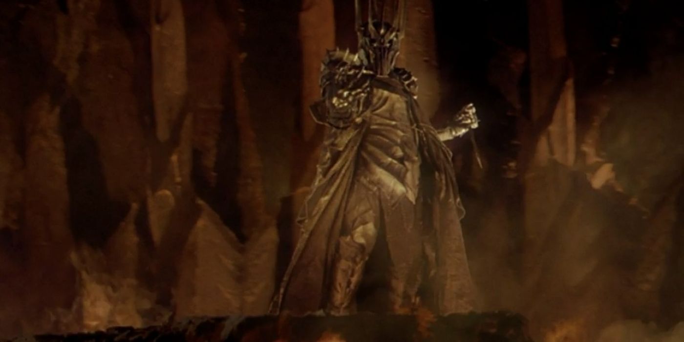 Sauron depois de forjar O Um Anel na Montanha da Perdição