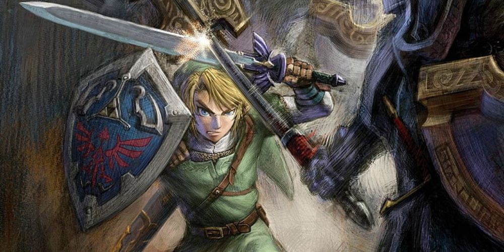 Link vs Darknut in Twilight Princess.