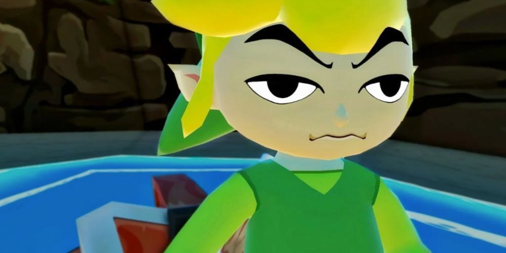 Toon Link in Wind Waker.