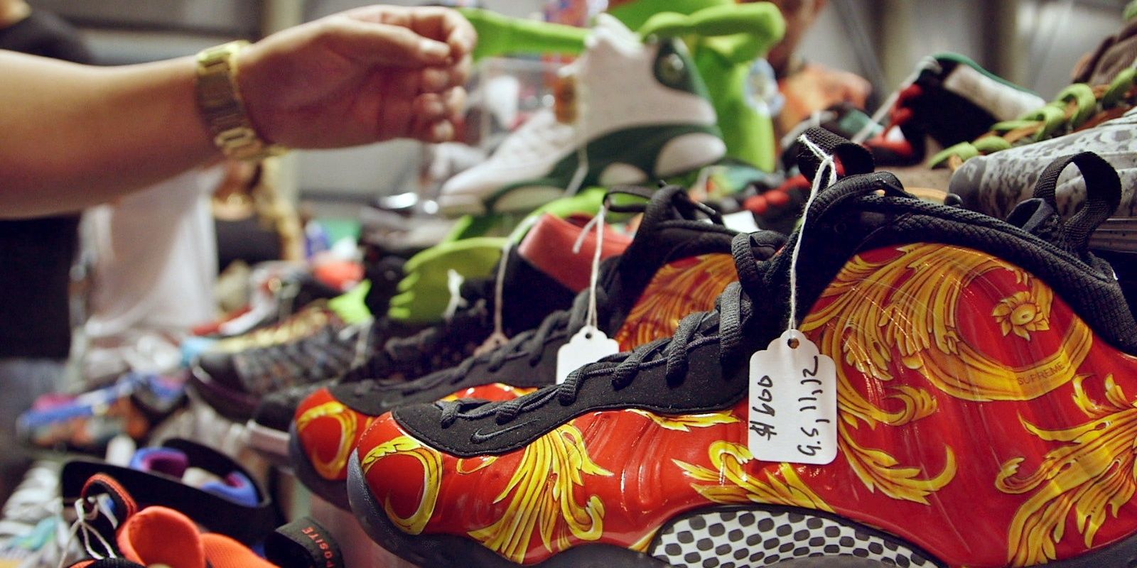 Shoes in a still from Sneakerheadz