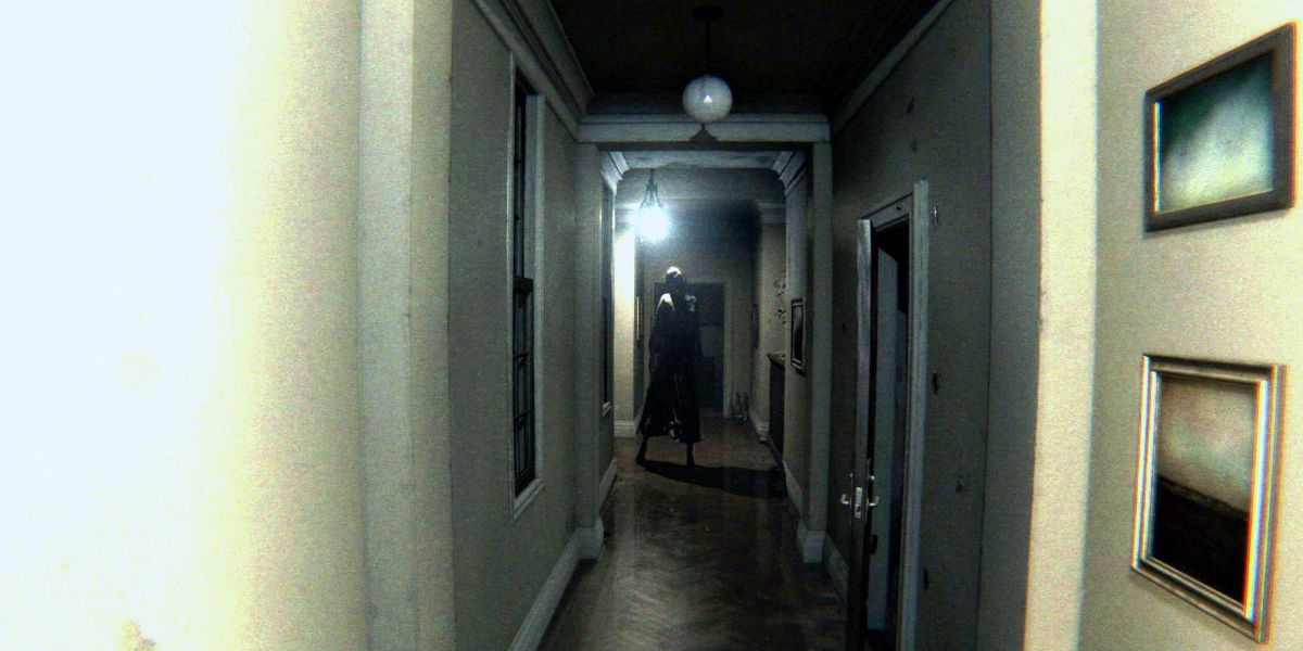 Woman at the end of a hallway in the game Silent Hill Playable Teaser