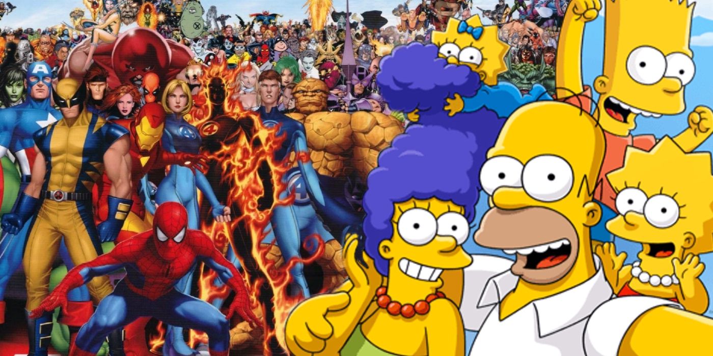 The Simpsons parody deep-cut Marvel characters.