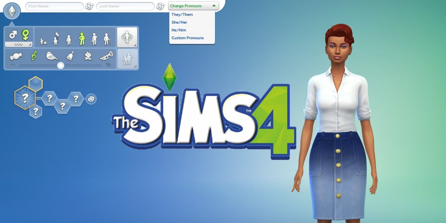 The Sims 4 CAS